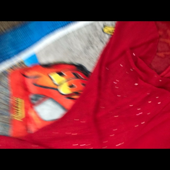 Sparkly Red Party Dress by Thea Dora Size 8 - Picture 5 of 7